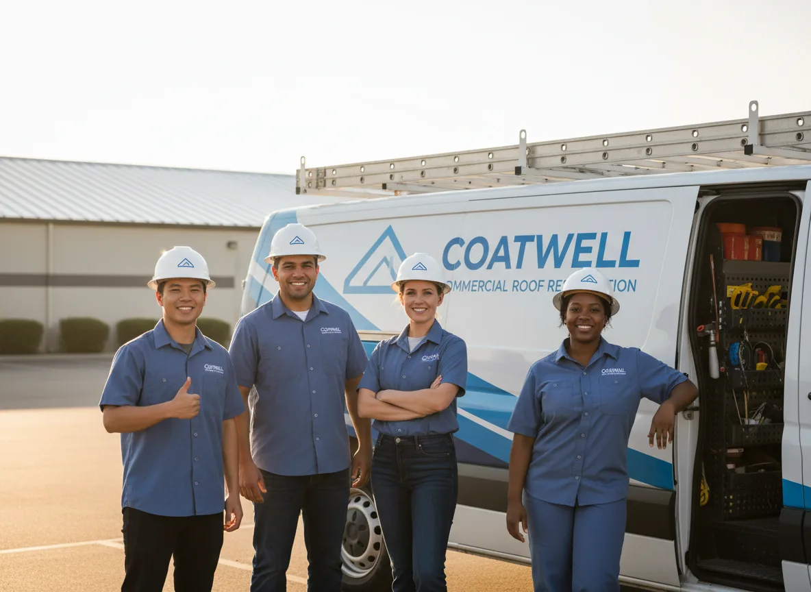 Commercial roof coating company in Seville, GA